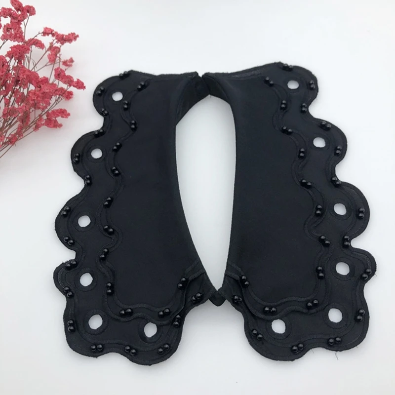 Ladies Detachable Blouse False Collar Hollow Out Imitation Pearl Beading Choker Necklace Decorative Shawl Half Shirt
Ladies Detachable Blouse False Collar Hollow Out Imitation Pearl Beading Choker Necklace Decorative Shawl Half Shirt