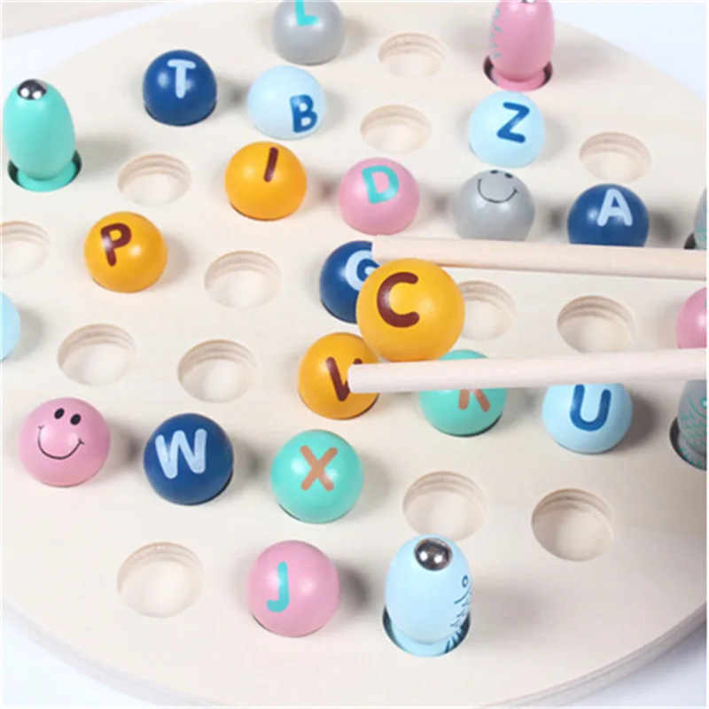 Wooden Toys Montessori Educational Toys Math Toys Magnetic Fishing Toys Clip Beads Multi-functional learning Toys For Children
Wooden Toys Montessori Educational Toys Math Toys Magnetic Fishing Toys Clip Beads Multi-functional learning Toys For Children