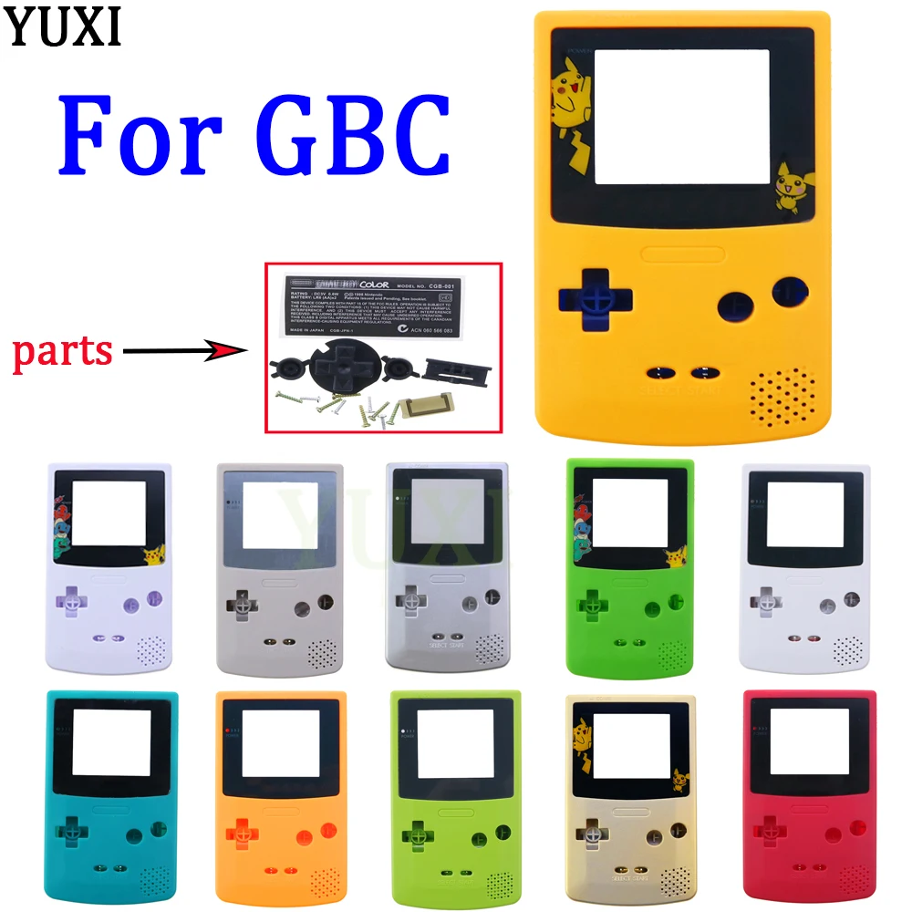 YUXI For case Replacement For Gameboy Color GBC game console full housing Limited design
YUXI For case Replacement For Gameboy Color GBC game console full housing Limited design