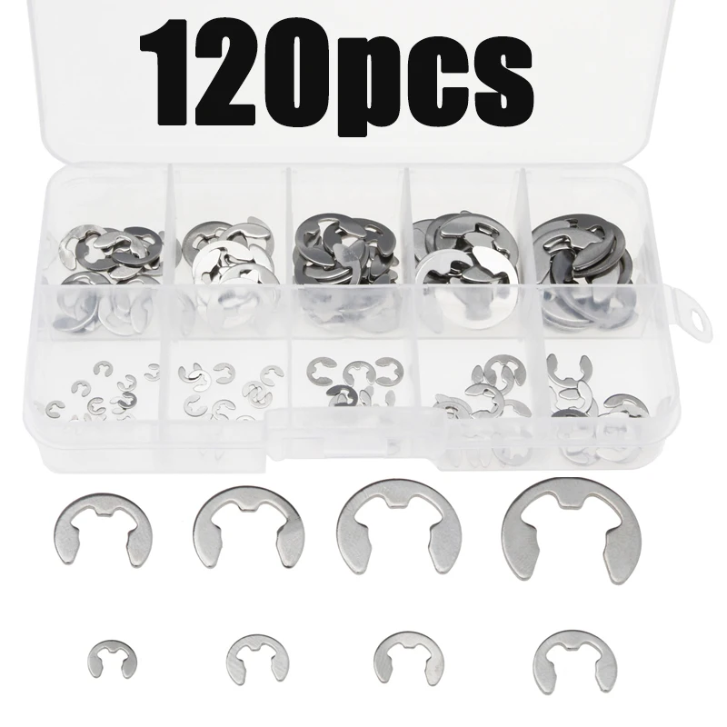 1,5-10 мм практичный E-образный зажим 304 стопорное кольцо из нержавеющей стали стопорное кольцо 10 размеров 120 шт. для крепления вала фурнитура А...
1,5-10 мм практичный E-образный зажим 304 стопорное кольцо из нержавеющей стали стопорное кольцо 10 размеров 120 шт. для крепления вала фурнитура А...
