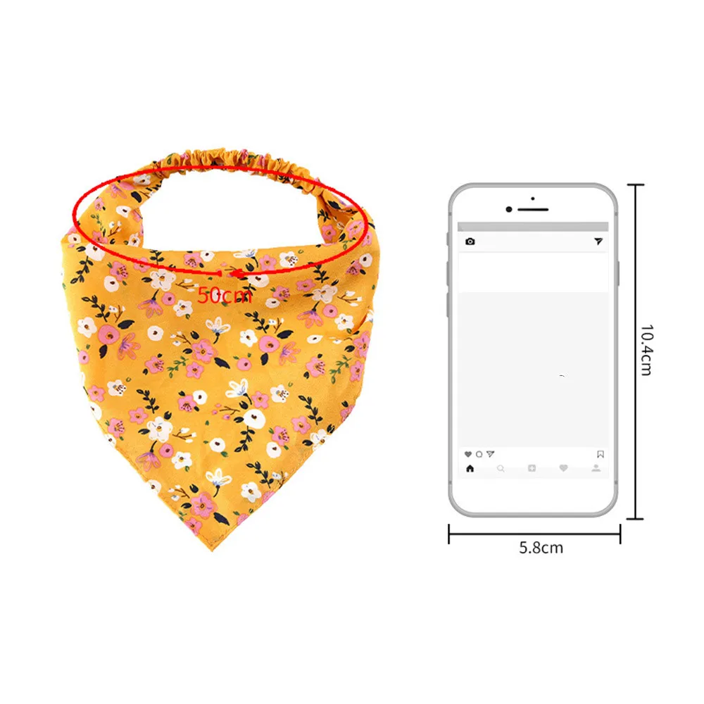 Floral Print Scrunchies Hair Scarf Headband Elastic Hair Band Cute Turban Headwrap Triangle Hair Scarf Women Hair Accessories
Floral Print Scrunchies Hair Scarf Headband Elastic Hair Band Cute Turban Headwrap Triangle Hair Scarf Women Hair Accessories