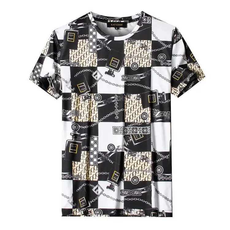 Slim round neck short sleeve summer fashion cool letter print half sleeve
Slim round neck short sleeve summer fashion cool letter print half sleeve