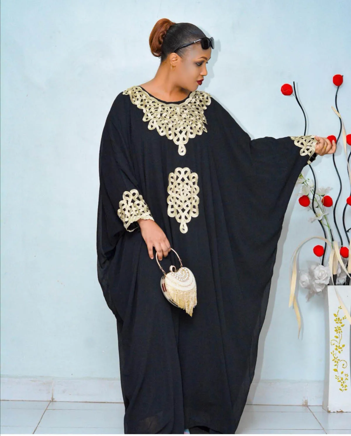 New Style Women's African Clothing Fashion Classic Design Dashiki Robe Chiffon Fabric Free Size Have Inside Loose Long Dress
New Style Women's African Clothing Fashion Classic Design Dashiki Robe Chiffon Fabric Free Size Have Inside Loose Long Dress