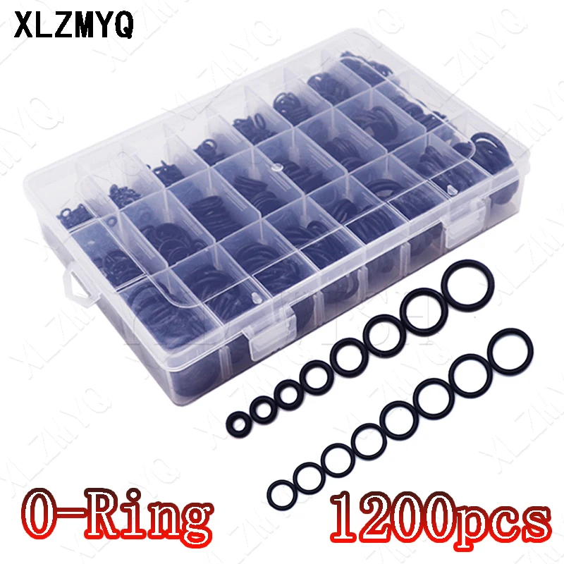 740pcs/1200pcs Oil-Resistant Sealing NBR Seal Ring Kit Thickness 1.5mm 2.4mm 3.1mm Nitrile Rubber NBR O-Ring Gasket Sealing Ring
740pcs/1200pcs Oil-Resistant Sealing NBR Seal Ring Kit Thickness 1.5mm 2.4mm 3.1mm Nitrile Rubber NBR O-Ring Gasket Sealing Ring