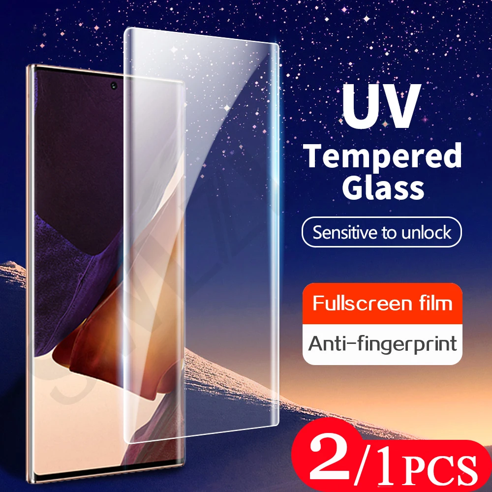 2/1Pcs cover for Samsung Galaxy S21 note 20 Ultra S20 S10 S9 S8 10 plus UV tempered glass phone screen protector protective film
2/1Pcs cover for Samsung Galaxy S21 note 20 Ultra S20 S10 S9 S8 10 plus UV tempered glass phone screen protector protective film