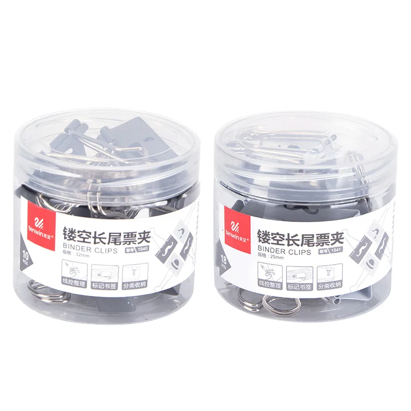 Tenwin Hollow Metal Binder Clips Black and White Paperclips Metal Ticket Holder Kawaii Stationery Office School Supplies 
Tenwin Hollow Metal Binder Clips Black and White Paperclips Metal Ticket Holder Kawaii Stationery Office School Supplies