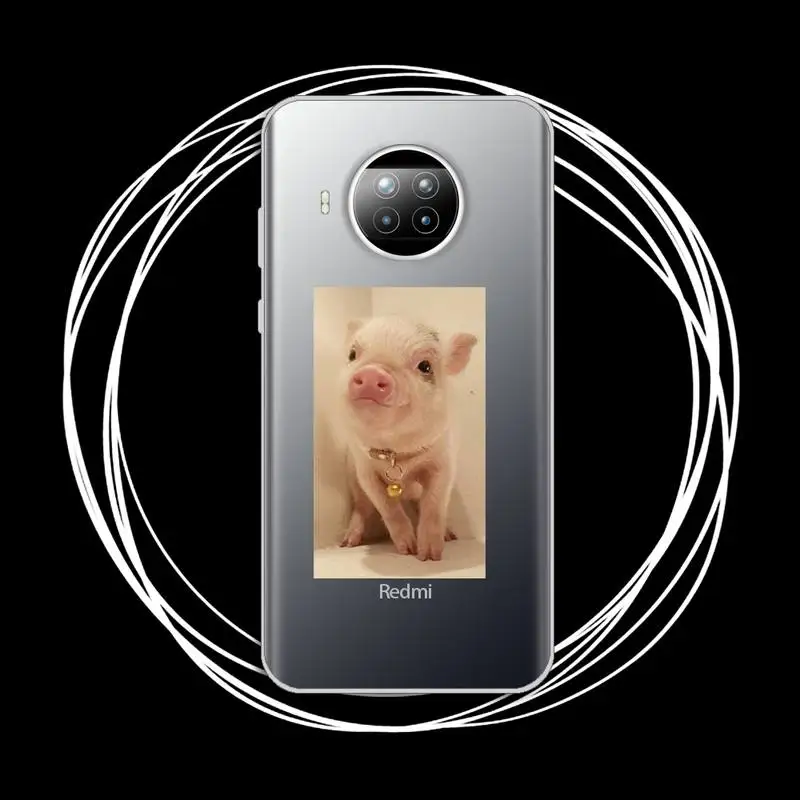 Cute animal funny cute pig Phone Case Transparent for Xiaomi Redmi note 10 t 8 9 pro lite 11
Cute animal funny cute pig Phone Case Transparent for Xiaomi Redmi note 10 t 8 9 pro lite 11