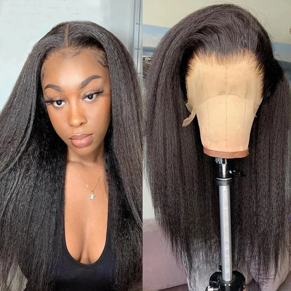 Siyo Brazilian Kinky Straight Lace Front Wig 13x4 HD Transparent Lace Closure Wigs for Women 100%Remy Human Hair Wig Pre Plucked
Siyo Brazilian Kinky Straight Lace Front Wig 13x4 HD Transparent Lace Closure Wigs for Women 100%Remy Human Hair Wig Pre Plucked