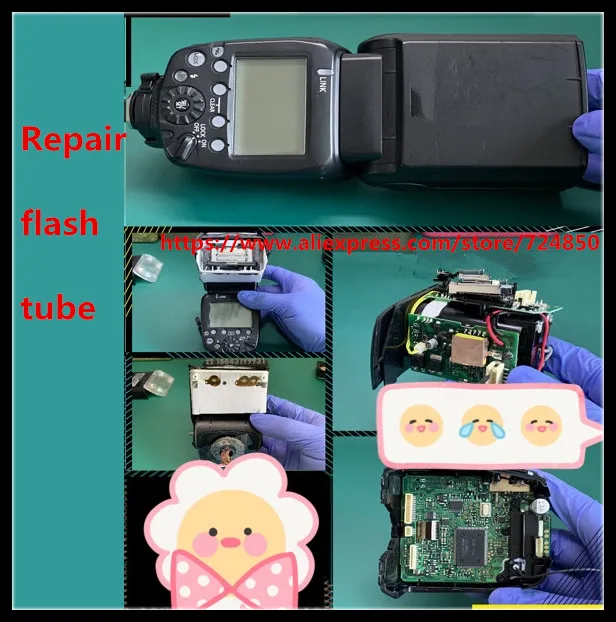 FOR Canon 600EX / 600EX-RT Flash Tube Xenon Lamp Repair Replacement Parts Speedlite
FOR Canon 600EX / 600EX-RT Flash Tube Xenon Lamp Repair Replacement Parts Speedlite