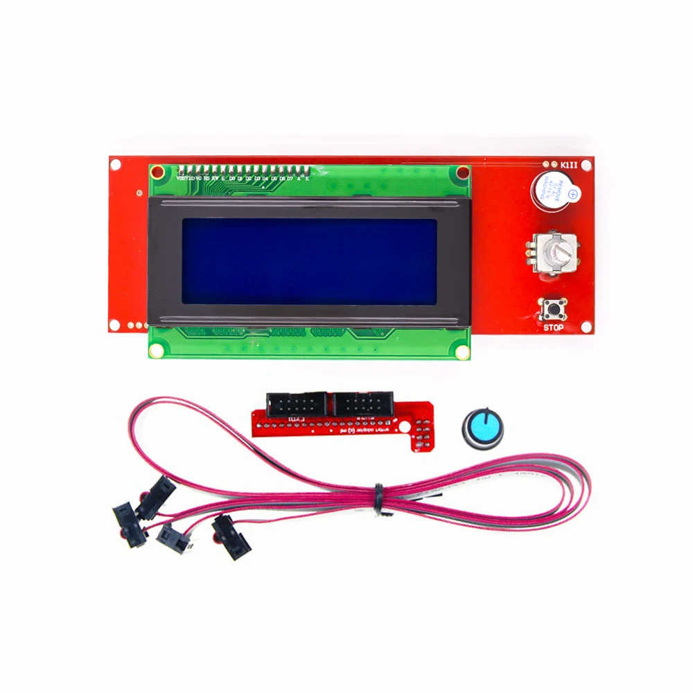 

1PCS 2004 LCD 12864 Display 3D Printer Reprap Smart Adapter Controller Reprap Ramps 1.4 1.6 Mega2560 board 2004LCD Control