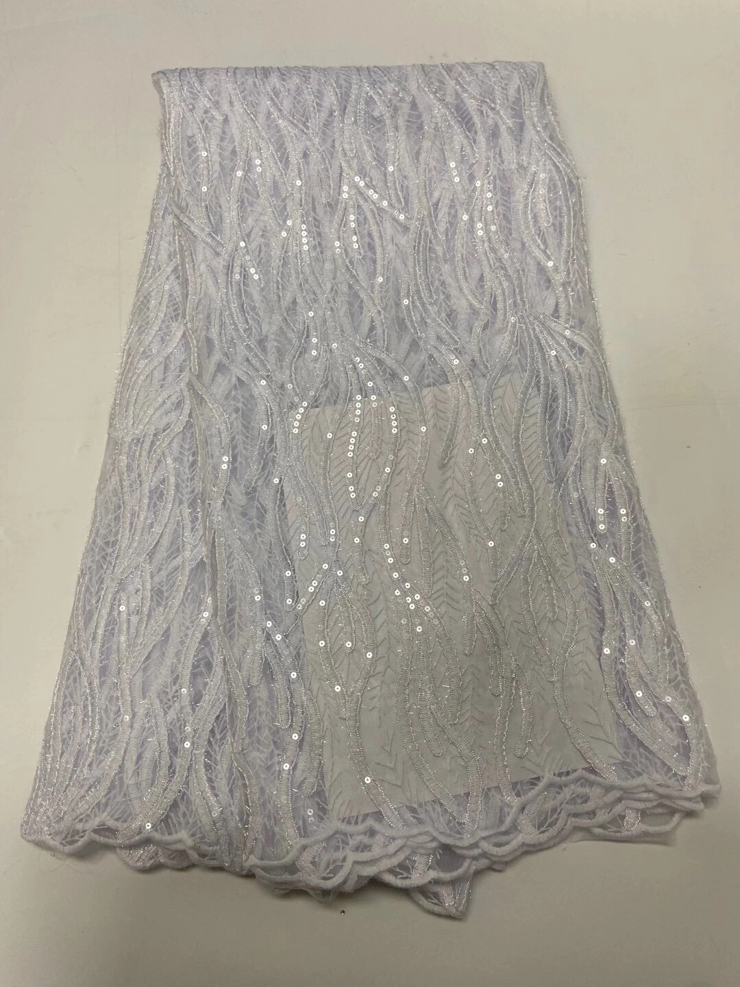 Sequins African Lace Fabric 2020 Embroidered High Qualit White Milk Sikl Lace Nigerian French Tulle Net Lace Fabric Lace LR20313
Sequins African Lace Fabric 2020 Embroidered High Qualit White Milk Sikl Lace Nigerian French Tulle Net Lace Fabric Lace LR20313