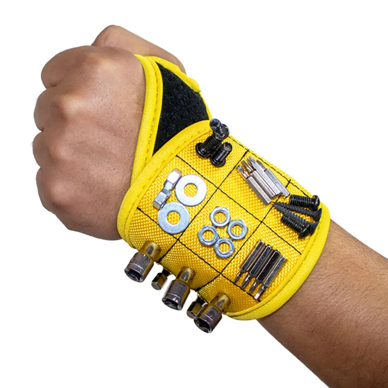 Magnetic Wristband Magnetic Tools Holder Strong Magnets Screws Nails Portable Bag Screws Drill Holder Repair Tool Wrist Belt
Magnetic Wristband Magnetic Tools Holder Strong Magnets Screws Nails Portable Bag Screws Drill Holder Repair Tool Wrist Belt
