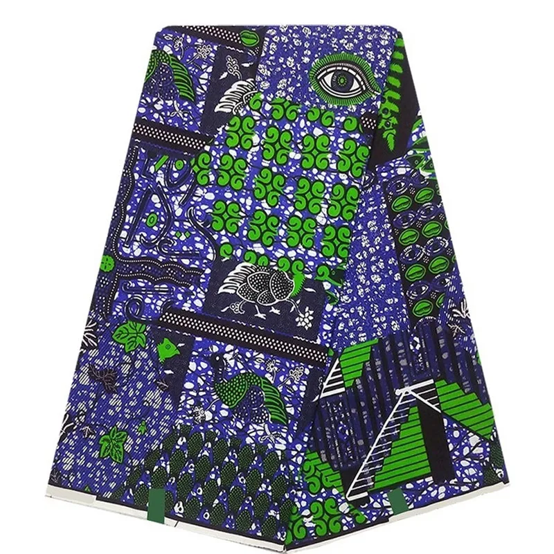 High Quality African Wax Fabric 100% Cotton Wax Fabric For Making Dresses African Style 6 Yards
High Quality African Wax Fabric 100% Cotton Wax Fabric For Making Dresses African Style 6 Yards