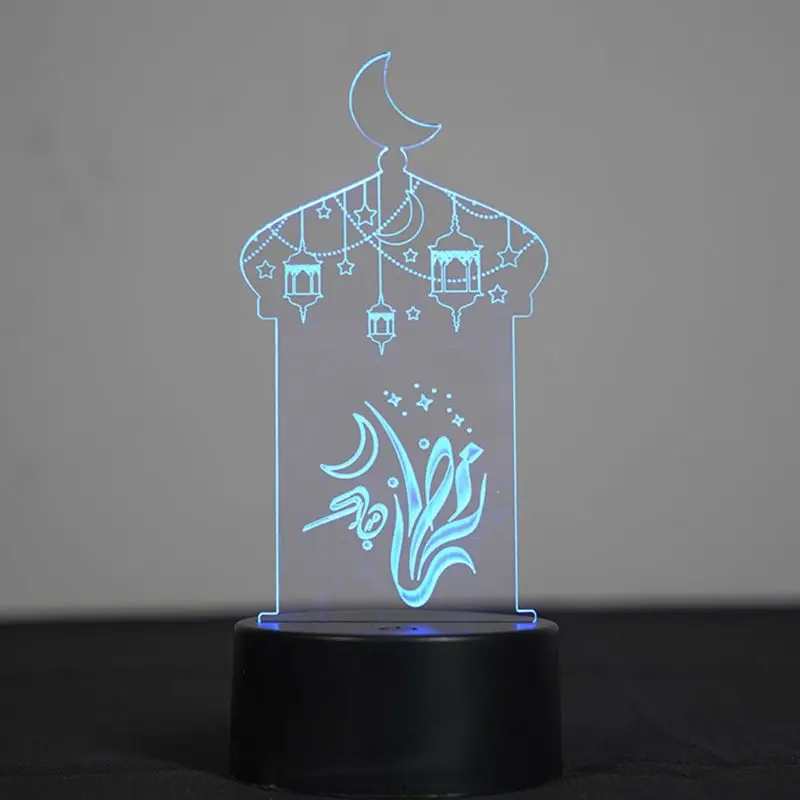 Creative 3D Ramadan Acrylic Night Light EID Mubarak LED Table Desk Lamp Decor
Creative 3D Ramadan Acrylic Night Light EID Mubarak LED Table Desk Lamp Decor