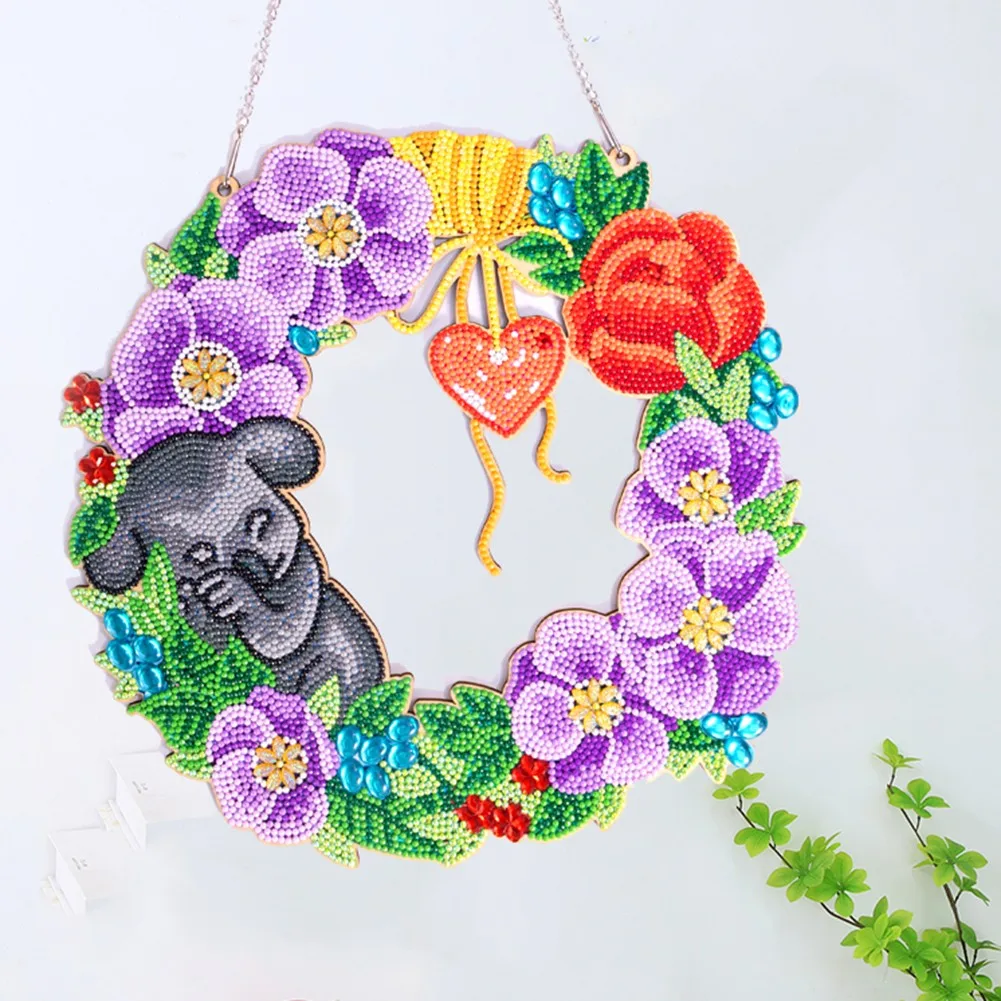 5D DIY Christmas Decoration Diamond Painting Wreath Xmas Wreath Kit Art Hang Crystal Wreath Door Window Pendant Embroidery Craft
5D DIY Christmas Decoration Diamond Painting Wreath Xmas Wreath Kit Art Hang Crystal Wreath Door Window Pendant Embroidery Craft