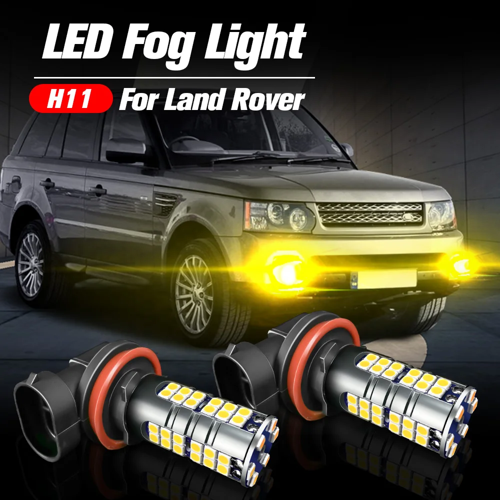 2pcs LED Fog Light Blub H11 Lamp Canbus No Error For Land Rover Discovery 2006-2012 Range Rover Sport LR2 LR3 LR4 2010-2016
2pcs LED Fog Light Blub H11 Lamp Canbus No Error For Land Rover Discovery 2006-2012 Range Rover Sport LR2 LR3 LR4 2010-2016