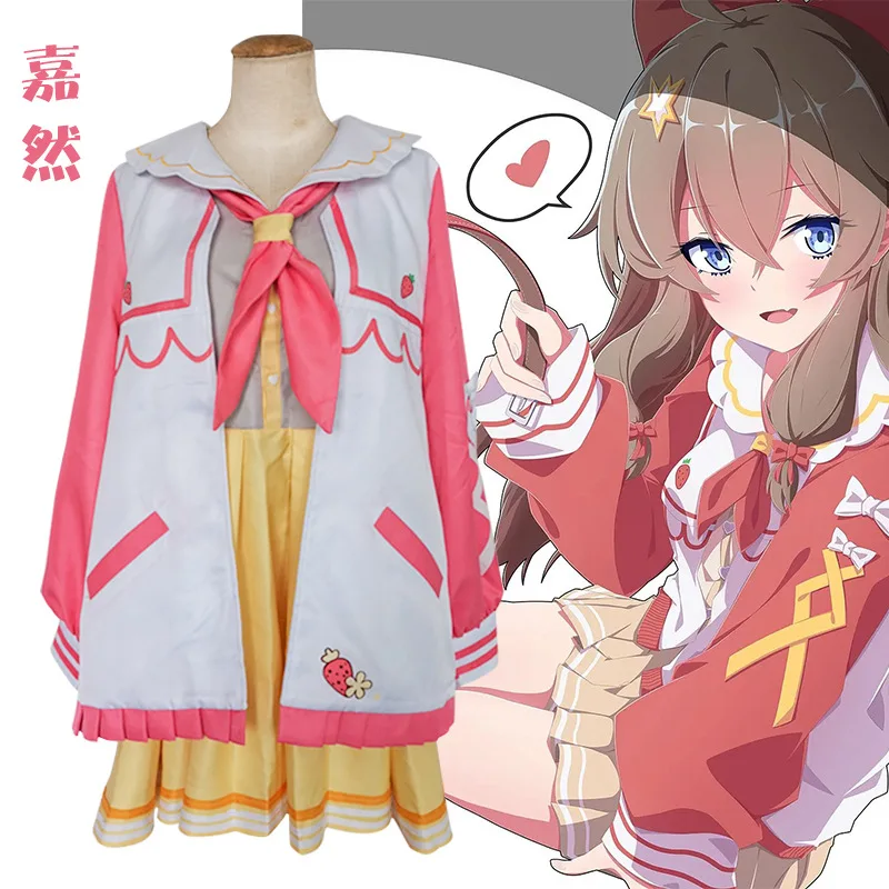 Костюм виртуальной Idol Girl Group A-SOUL Jiaran Cos, Лолита, милый косплей, Аниме Костюм
Костюм виртуальной Idol Girl Group A-SOUL Jiaran Cos, Лолита, милый косплей, Аниме Костюм