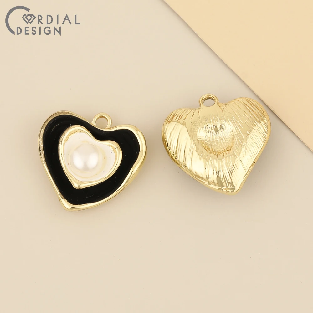 Cordial Desig 50Pcs 19*19MM Pendants/Jewelry Accessorie/Heart Shape/Paint Effect/Imitation Pearl/Jewelry Findings & Components
Cordial Desig 50Pcs 19*19MM Pendants/Jewelry Accessorie/Heart Shape/Paint Effect/Imitation Pearl/Jewelry Findings & Components