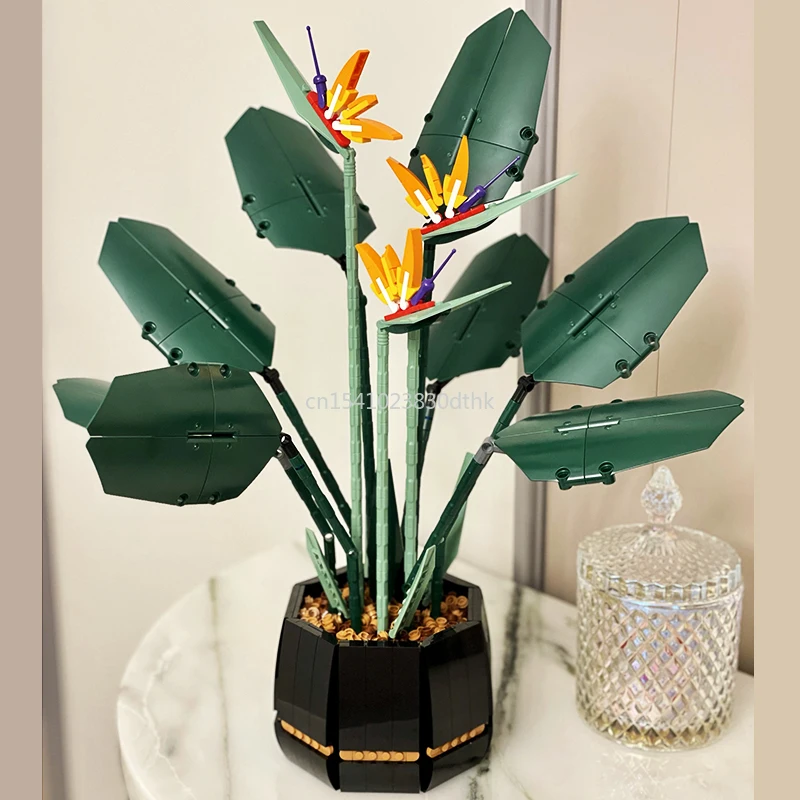 10289 Bird of Paradise Bouquet Rose Building Block Bricks Toy DIY Potted Illustration Holiday Girlfriend Gift 1265pcs
10289 Bird of Paradise Bouquet Rose Building Block Bricks Toy DIY Potted Illustration Holiday Girlfriend Gift 1265pcs