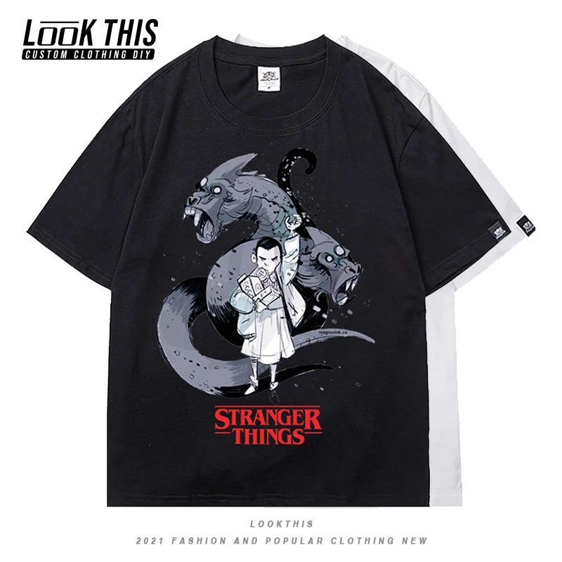 Stranger Things Women's T-shirt Summer Girl Gothic Print Loose Oversized T-shirt Sleeve T-shirts Y2k Cool Streetwear Top Tees
Stranger Things Women's T-shirt Summer Girl Gothic Print Loose Oversized T-shirt Sleeve T-shirts Y2k Cool Streetwear Top Tees
