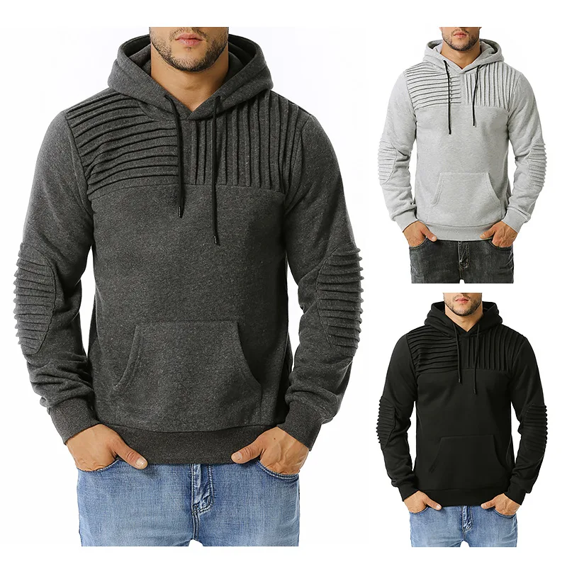 2020 autumn and winter new men's quilted sports casual hooded jacket men's hoodie men's sweater
2020 autumn and winter new men's quilted sports casual hooded jacket men's hoodie men's sweater