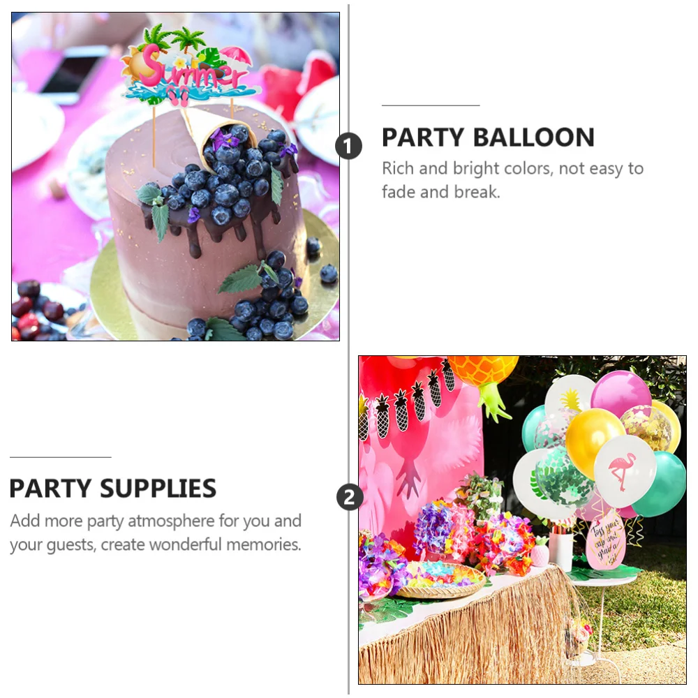 1 Set Hawaii Cake Topper Banner Balloon Durable Reusable Party Supplies
1 Set Hawaii Cake Topper Banner Balloon Durable Reusable Party Supplies
