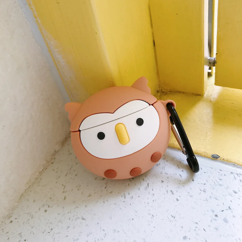 Earphone case cute animal owl bird Minerva cartoon girl gift3D SOFT Silicone interesting funny protective cover case with hook
Earphone case cute animal owl bird Minerva cartoon girl gift3D SOFT Silicone interesting funny protective cover case with hook