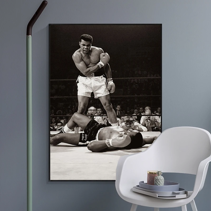 Famous Boxer Inspirational Classic Muhammad Ali Canvas Painting Poster and Print Wall Art Pictures for Living Room Cuadros
Famous Boxer Inspirational Classic Muhammad Ali Canvas Painting Poster and Print Wall Art Pictures for Living Room Cuadros