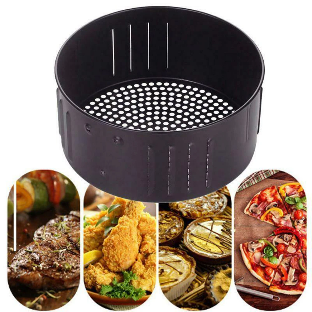 2.6/3.5L Non-stick Air Fryer Basket Baking Drain Oil Pan Household Cooking Dividers Kitchen Tools Air Fryer Accessories 2021 New
2.6/3.5L Non-stick Air Fryer Basket Baking Drain Oil Pan Household Cooking Dividers Kitchen Tools Air Fryer Accessories 2021 New