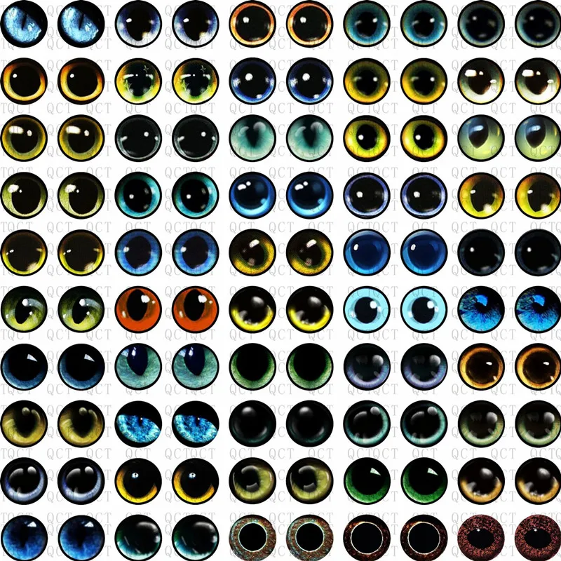 3cm 100 Pcs(50 pair) Glass Eyes for DIY Sewing Dolls Crafts Accessories Cat Eye Dragon Dinosaur Eye Round Cabochon
3cm 100 Pcs(50 pair) Glass Eyes for DIY Sewing Dolls Crafts Accessories Cat Eye Dragon Dinosaur Eye Round Cabochon