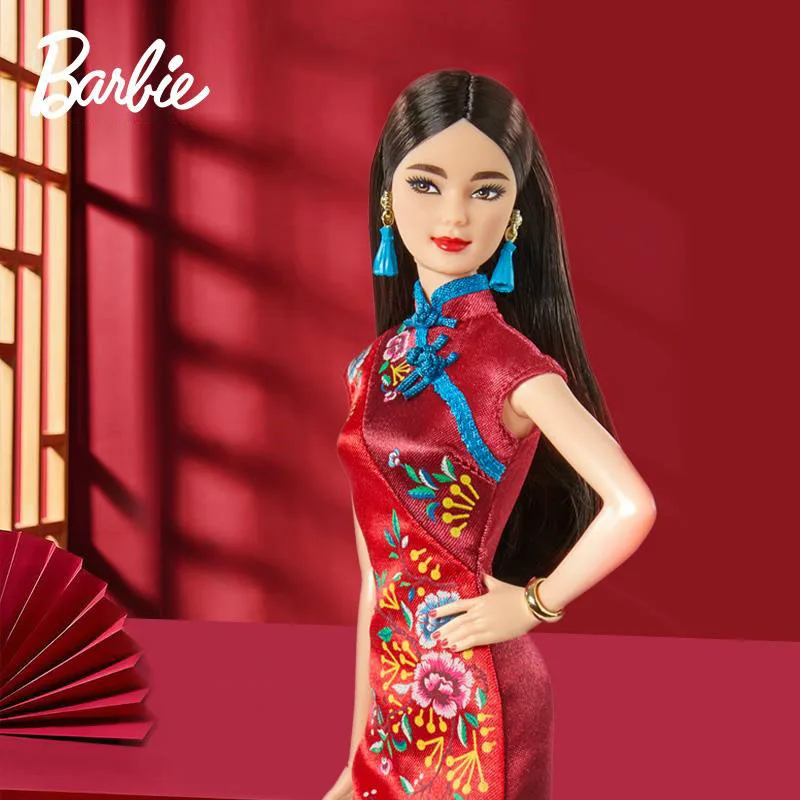 Barbie 30Cm Chinese Style Cheongsam Limited Doll GTJ92 Limited Edition Girl Princess Collection Toy New Children Birthday Gifts
Barbie 30Cm Chinese Style Cheongsam Limited Doll GTJ92 Limited Edition Girl Princess Collection Toy New Children Birthday Gifts