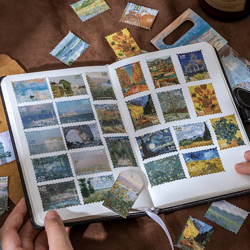 60 pcs Vintage Van Gogh starry sky Sticker Decoration Diy Scrapbooking Sticker Stationery Retro plant stamps Diary Label Sticker
60 pcs Vintage Van Gogh starry sky Sticker Decoration Diy Scrapbooking Sticker Stationery Retro plant stamps Diary Label Sticker