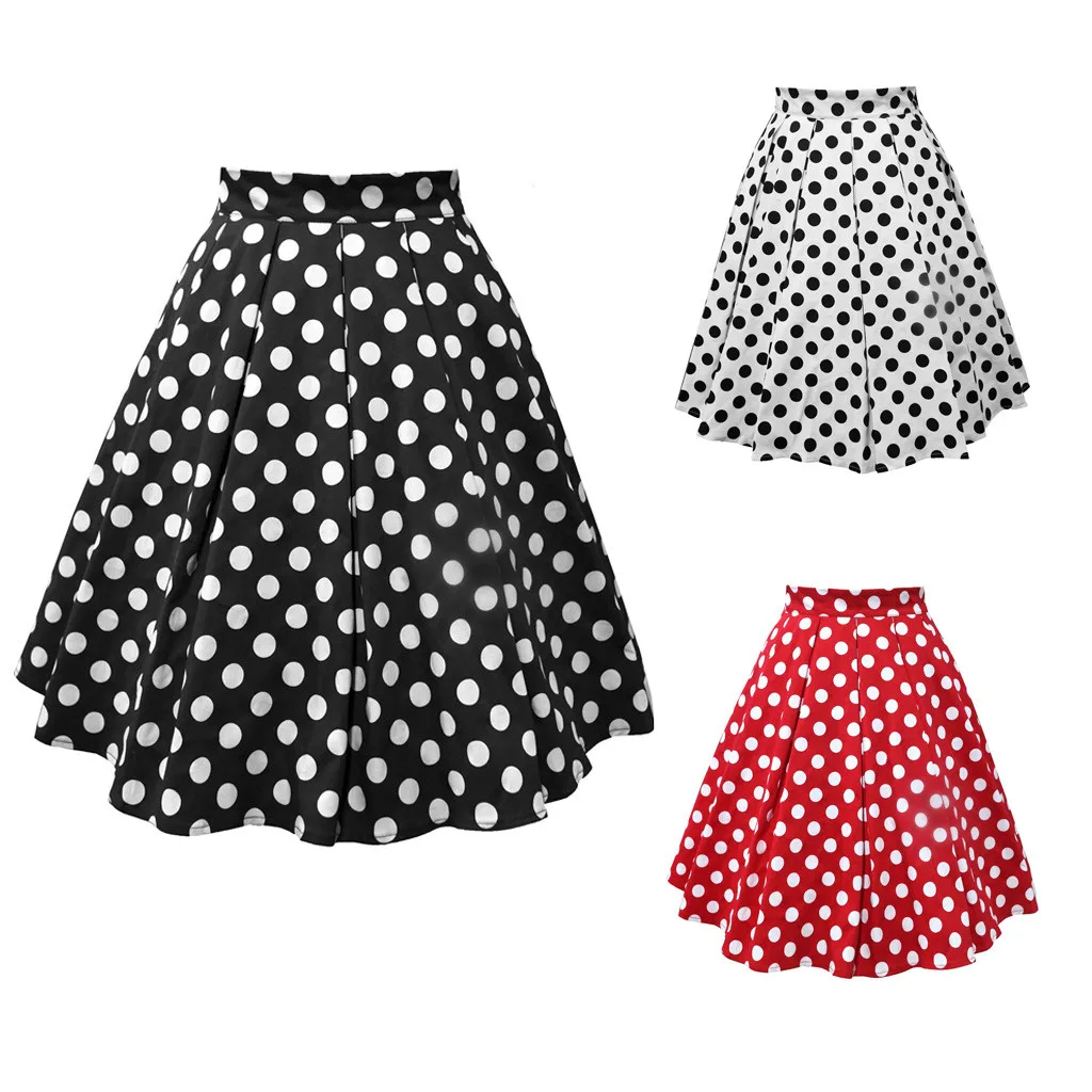 Юбки Short Skirt Women Vintage Knee-length Pleated Skirt Ladies Fashion Polka Skirt A-line Printed Skirts Faldas Mujer 2021 Юбка
Юбки Short Skirt Women Vintage Knee-length Pleated Skirt Ladies Fashion Polka Skirt A-line Printed Skirts Faldas Mujer 2021 Юбка