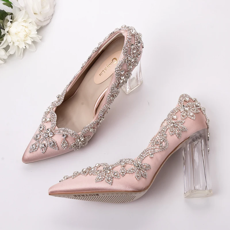 Bride Shoes Pink Princess Bling Crystals Sweety Expensive Worthful Big Heels Occasion Festival Party Female Fashion Pumps
Bride Shoes Pink Princess Bling Crystals Sweety Expensive Worthful Big Heels Occasion Festival Party Female Fashion Pumps