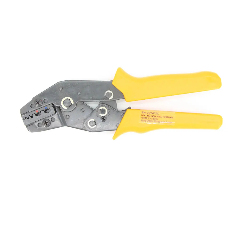 Crimping Pliers SN-02WF2C, Insulation Terminal Dedicated Pliers, 20-14AWG Wire Pressing Pliers,Crimping Tool 0.5-2.5mm²
Crimping Pliers SN-02WF2C, Insulation Terminal Dedicated Pliers, 20-14AWG Wire Pressing Pliers,Crimping Tool 0.5-2.5mm²