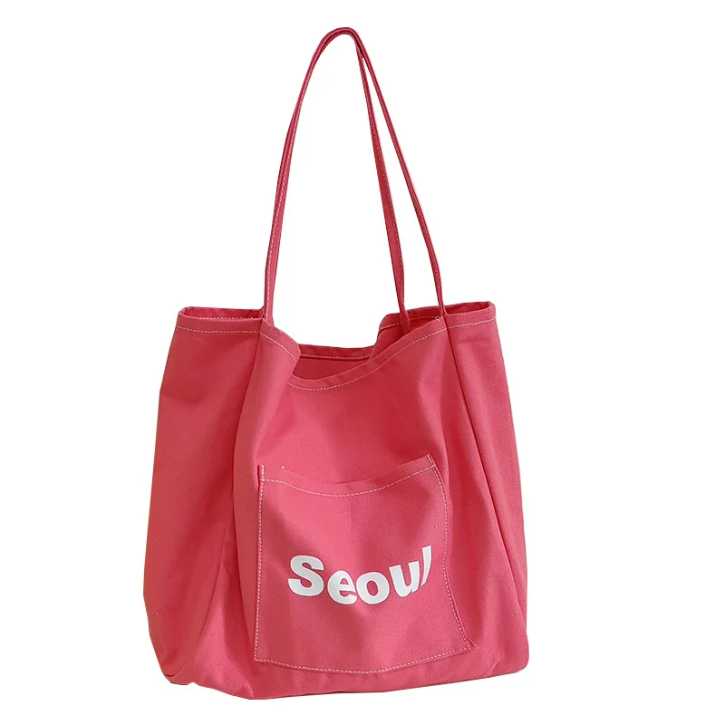 Casual Tote Student Bag Canvas Bag Large Capacity 2021 Summer New Shopping Bag Computer Bag Shoulder Bag Handbags Girls Bag
Casual Tote Student Bag Canvas Bag Large Capacity 2021 Summer New Shopping Bag Computer Bag Shoulder Bag Handbags Girls Bag