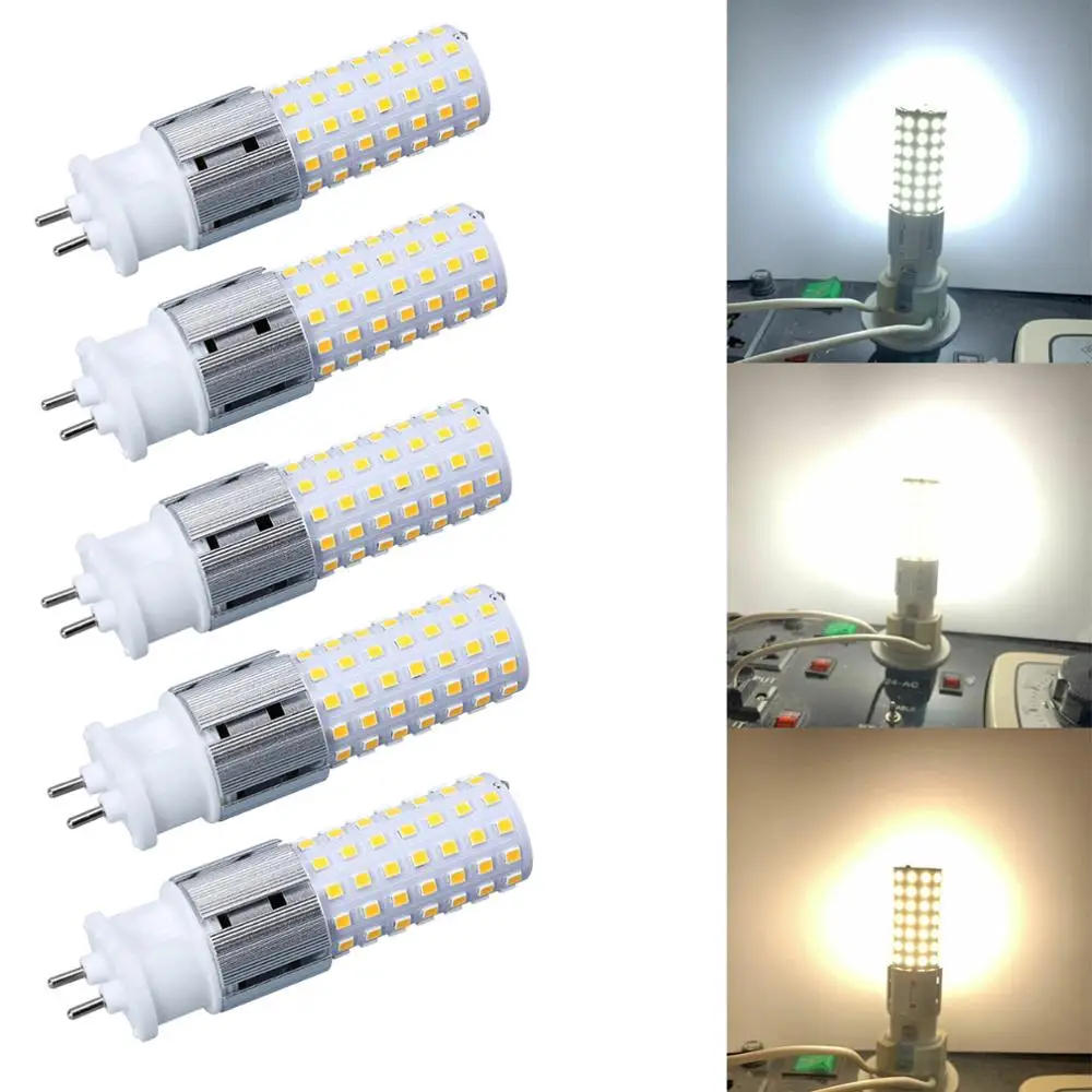 

5PCS Ultra bright 15W G12 Led Bulbs Lampada Bombillas 2835 SMD 96LED AC 110V 220V 240V 85V-265V Lamp Corn lights Replace Halogen