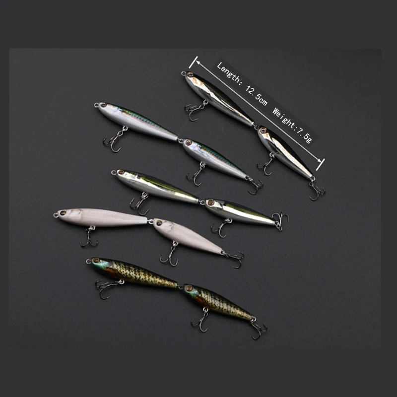 Сумасшедшие приманки MIG FISHING Proleurre 1 шт. гольян рыболовная приманка лазерная