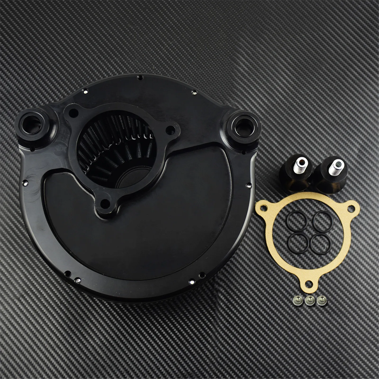 Motorcycle Air Cleaner Intake Gray Filter Horn Cover Set For Harley Touring Road King Street Glide CVO FLHXSE Electra Glide FLHR
Motorcycle Air Cleaner Intake Gray Filter Horn Cover Set For Harley Touring Road King Street Glide CVO FLHXSE Electra Glide FLHR