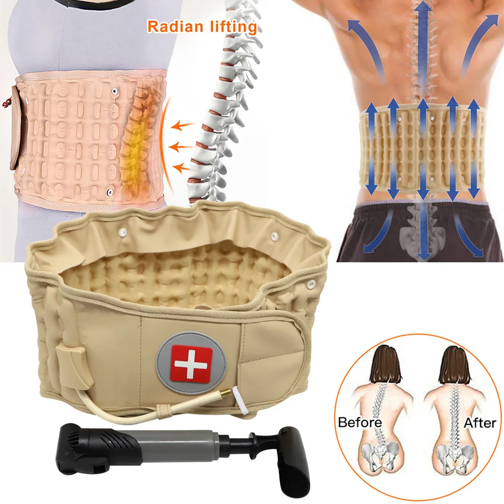 Back Pain Relief Decompression Waist Belt Back Massager Back Pain Relief Lumbar Inflatable Traction Belt Air Waist Support Brace
Back Pain Relief Decompression Waist Belt Back Massager Back Pain Relief Lumbar Inflatable Traction Belt Air Waist Support Brace