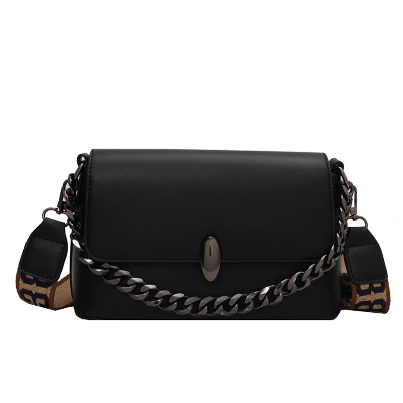 New Fashion Women's Chain PU Messenger Bag Simple Popular Small Square Shoulder Bag High Quality Pure Color Female Flap Handbag
New Fashion Women's Chain PU Messenger Bag Simple Popular Small Square Shoulder Bag High Quality Pure Color Female Flap Handbag