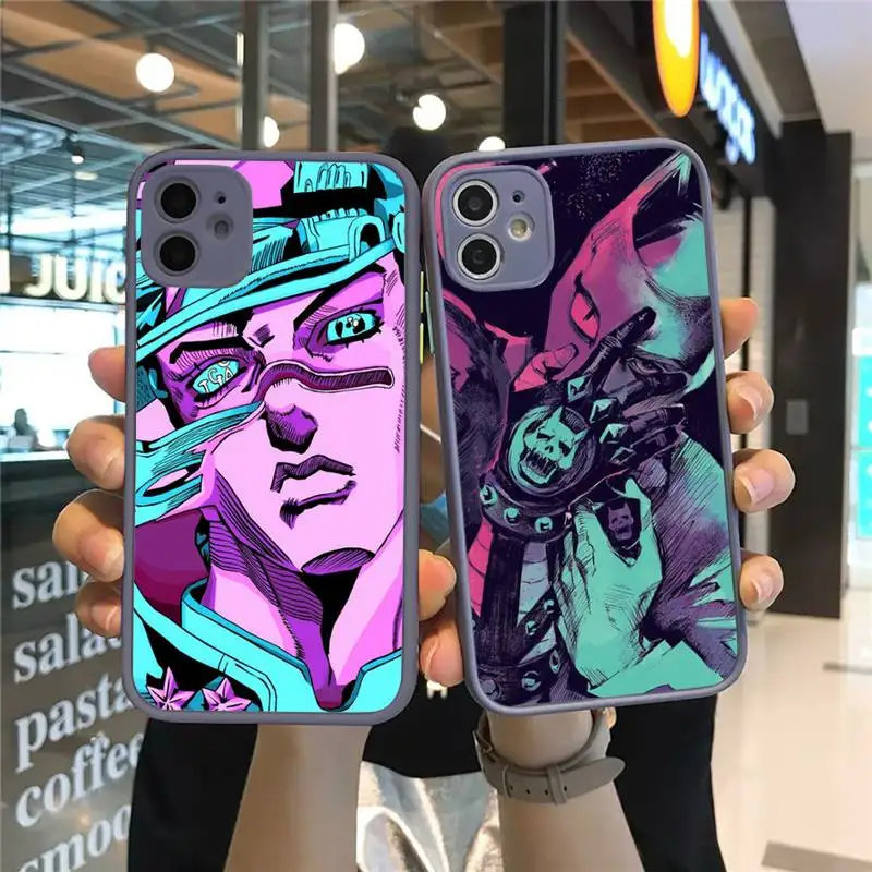 Anime JoJo Killer Queen Phone Case Matte Transparent for iPhone 7 8 11 12 s mini pro X XS XR MAX Plus Clear mobile bag
Anime JoJo Killer Queen Phone Case Matte Transparent for iPhone 7 8 11 12 s mini pro X XS XR MAX Plus Clear mobile bag
