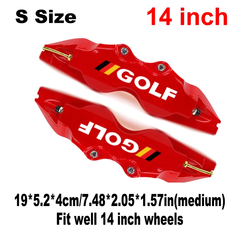 Car Brake Caliper Cover For VW Golf 6 7 MK7 MK6 MK5 MK4 Wheel Brake Pad Discs Rotors Caliper Cover Front Rear Tire Accessories
Car Brake Caliper Cover For VW Golf 6 7 MK7 MK6 MK5 MK4 Wheel Brake Pad Discs Rotors Caliper Cover Front Rear Tire Accessories