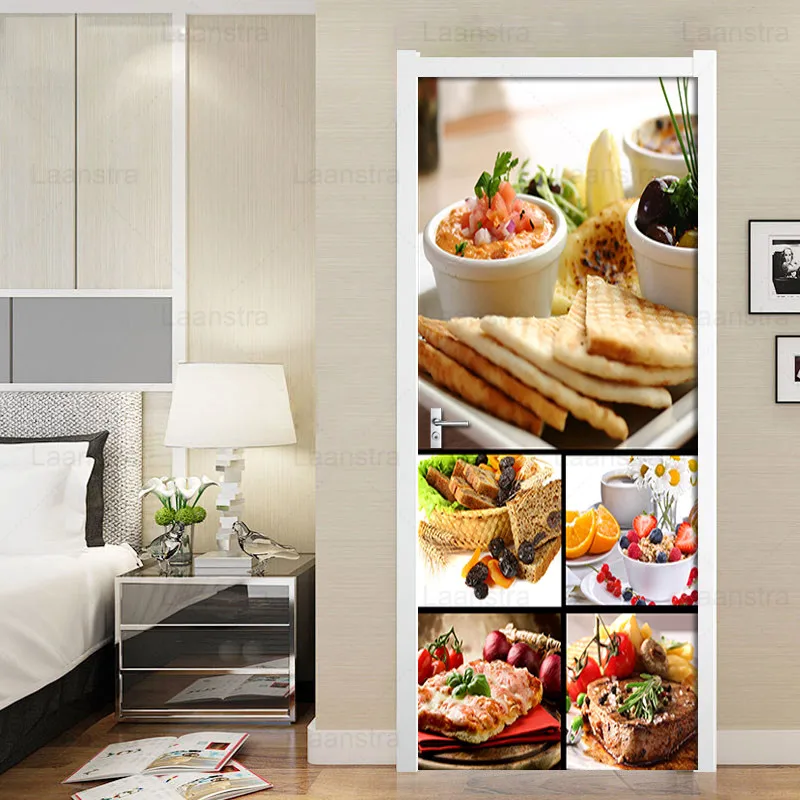 DIY Door Sticker Western Food Photo Mural Wallpaper PVC Self-adhesive Wall Decal For Living Room Kitchen Door Home Decor Poster
DIY Door Sticker Western Food Photo Mural Wallpaper PVC Self-adhesive Wall Decal For Living Room Kitchen Door Home Decor Poster