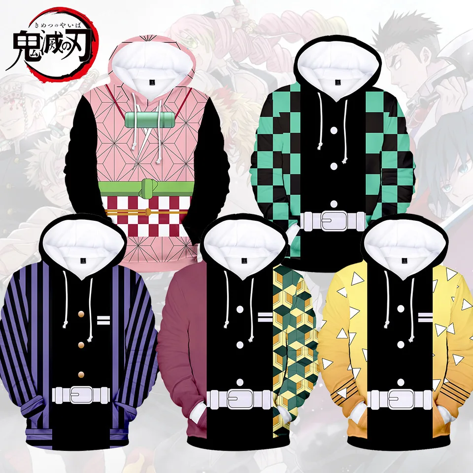 Kimetsu no Yaiba Demon Slayer Nezuko Zenitsu Shinobu Kochou Cosplay Costume Adult Unisex Long Sleeves Hoodie Womens Mens XXS-6XL
Kimetsu no Yaiba Demon Slayer Nezuko Zenitsu Shinobu Kochou Cosplay Costume Adult Unisex Long Sleeves Hoodie Womens Mens XXS-6XL