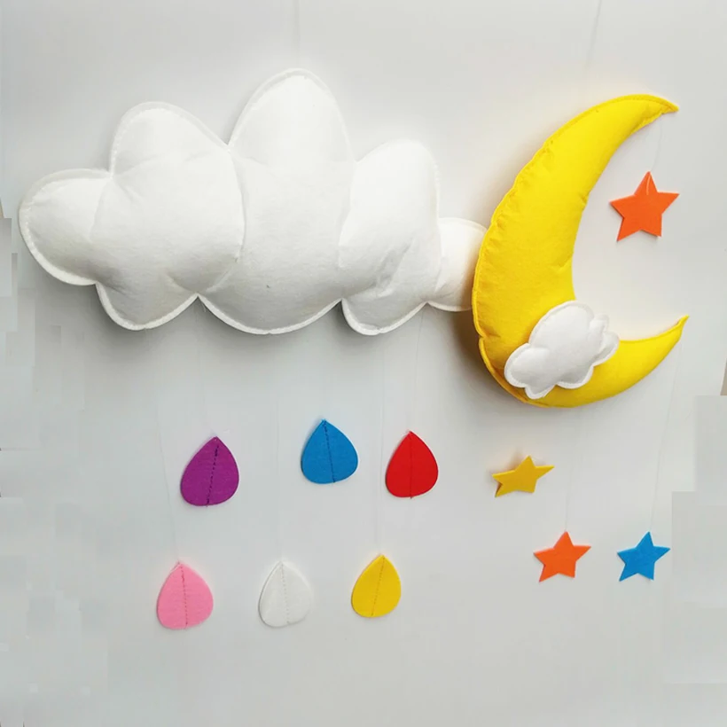 INS Baby Room Decor Newborn Moon Clouds Star Wall Hanging Ornaments Crib Bumper Bed Bell Baby Bedroom Decoration Water Droplets 
INS Baby Room Decor Newborn Moon Clouds Star Wall Hanging Ornaments Crib Bumper Bed Bell Baby Bedroom Decoration Water Droplets