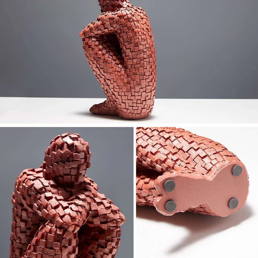 Abstract Thinking Resin Figures Creative Ornaments Home Decoration Accessories Living Room Studio Study Decoration Birthday Gift 
Abstract Thinking Resin Figures Creative Ornaments Home Decoration Accessories Living Room Studio Study Decoration Birthday Gift