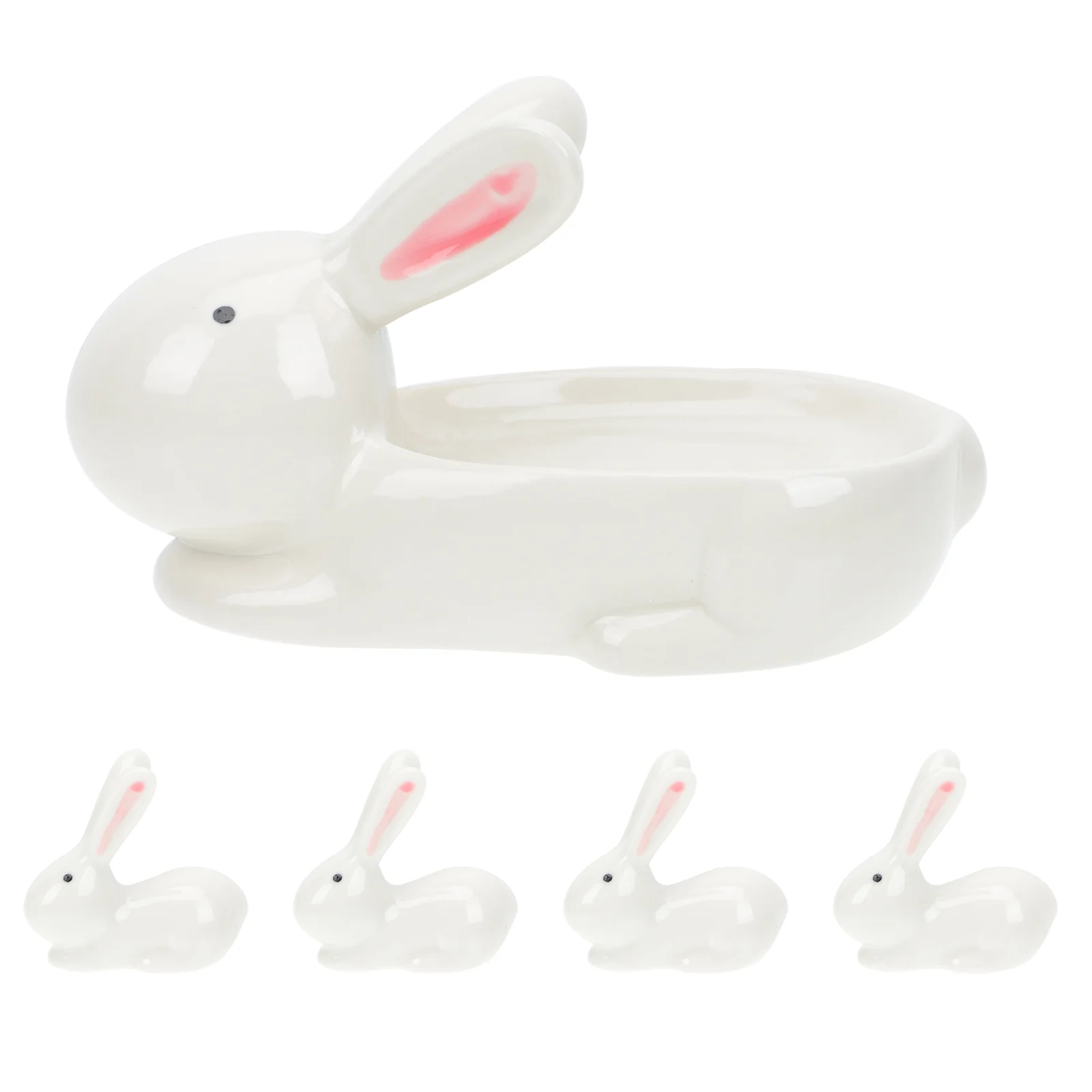 1 Set of Creative Household Crafts Hand-painted Rabbit Adornments Chopsticks Holder
1 Set of Creative Household Crafts Hand-painted Rabbit Adornments Chopsticks Holder