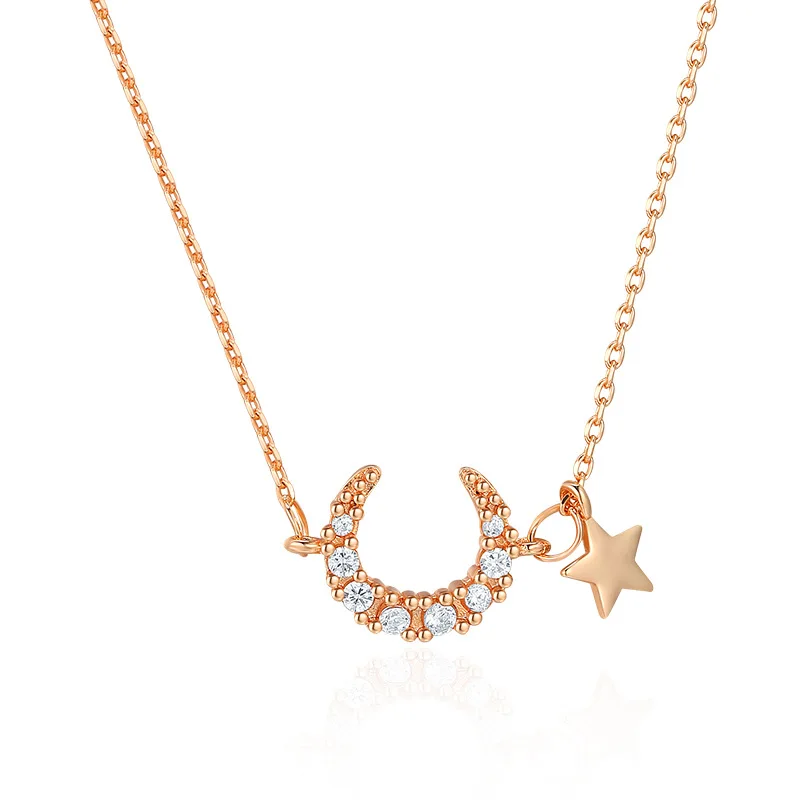 Necklaces for Women Star Moon Pendant Necklace for Girl Simple Elegant Temperament Chain Anniversary Jewelry Wedding Party Gifts
Necklaces for Women Star Moon Pendant Necklace for Girl Simple Elegant Temperament Chain Anniversary Jewelry Wedding Party Gifts