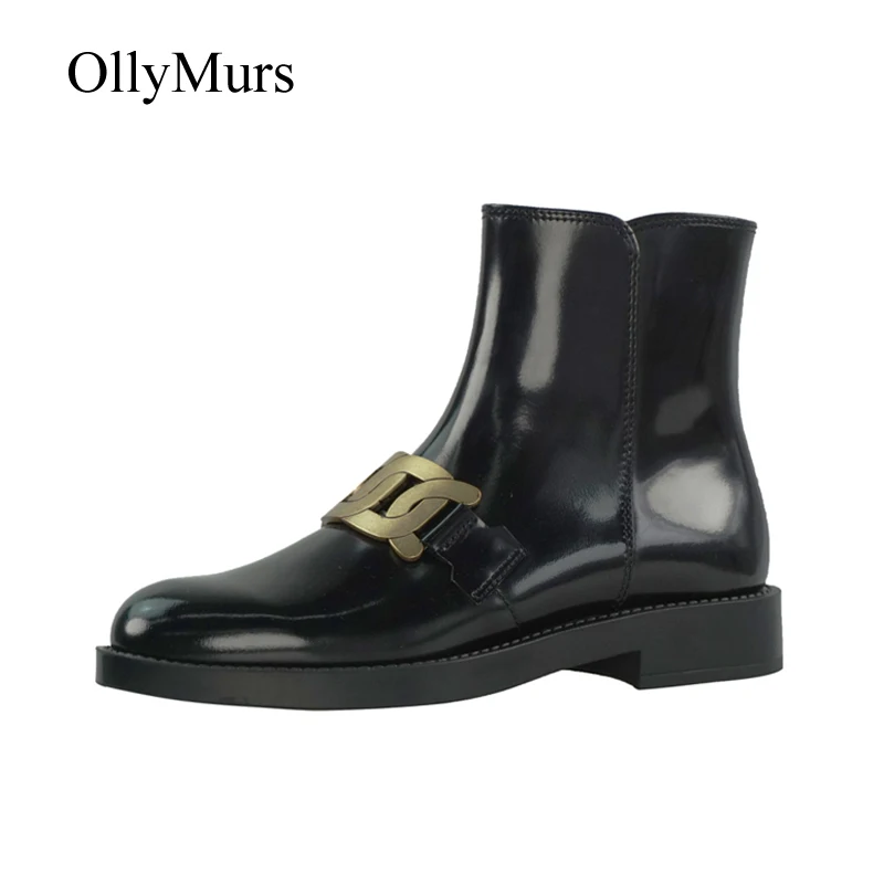 Spring Women Boots Real Leather Brand Boots Lady Shoes Female British Style Shoes Metal Decoration Chealsea Boots Ankle Boots
Spring Women Boots Real Leather Brand Boots Lady Shoes Female British Style Shoes Metal Decoration Chealsea Boots Ankle Boots